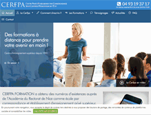 Tablet Screenshot of cerfpa.com